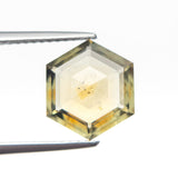 2.70ct 10.80x9.35x3.07mm Hexagon Rosecut Sapphire 19372 - 01 - MTD