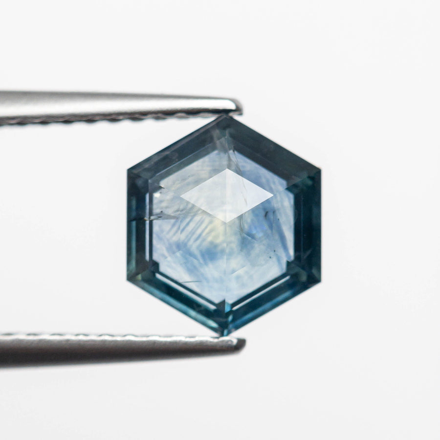 1.45ct 8.03x6.95x3.05 Hexagon Rosecut Sapphire 19373-03