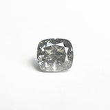 1.00ct 5.74x5.24x3.68mm GIA SI1 Fancy Grey Cushion Brilliant 19412 - 01 - MTD