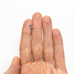 1.00ct 5.74x5.24x3.68mm GIA SI1 Fancy Grey Cushion Brilliant 19412 - 01 - MTD