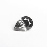 1.01ct 7.90x5.53x3.71mm GIA I1 Fancy Dark Grey Pear Brilliant 19544 - 01 - MTD