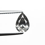 1.01ct 7.90x5.53x3.71mm GIA I1 Fancy Dark Grey Pear Brilliant 19544 - 01 - MTD
