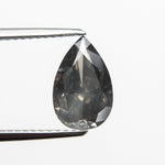 2.07ct 10.33x6.61x4.25mm GIA SI2 Fancy Dark Grey Pear Brilliant 19549-01 - MTD