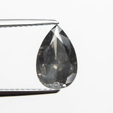 2.07ct 10.33x6.61x4.25mm GIA SI2 Fancy Dark Grey Pear Brilliant 19549-01 - MTD