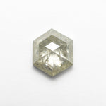 2.49ct 9.39x7.93x3.92mm Hexagon Rosecut 19606 - 21 - MTD