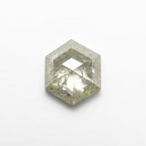 2.49ct 9.39x7.93x3.92mm Hexagon Rosecut 19606 - 21 - MTD