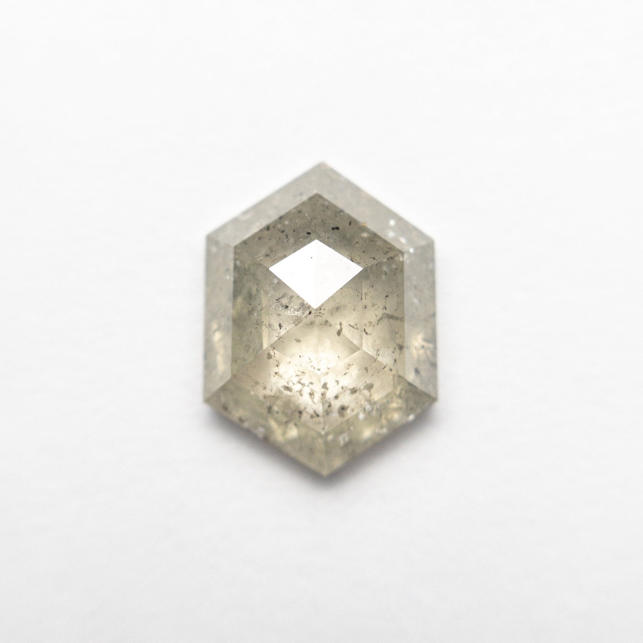 2.13ct 9.89x7.36x3.56mm Hexagon Rosecut 19606 - 22 - MTD