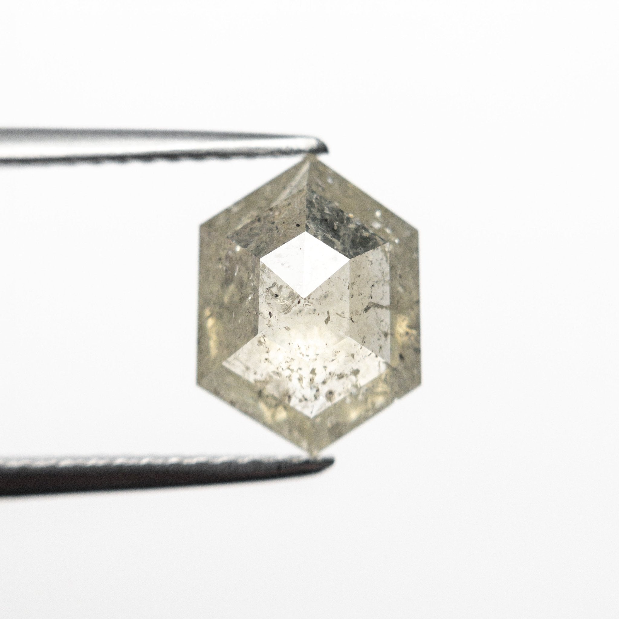 2.13ct 9.89x7.36x3.56mm Hexagon Rosecut 19606 - 22 - MTD