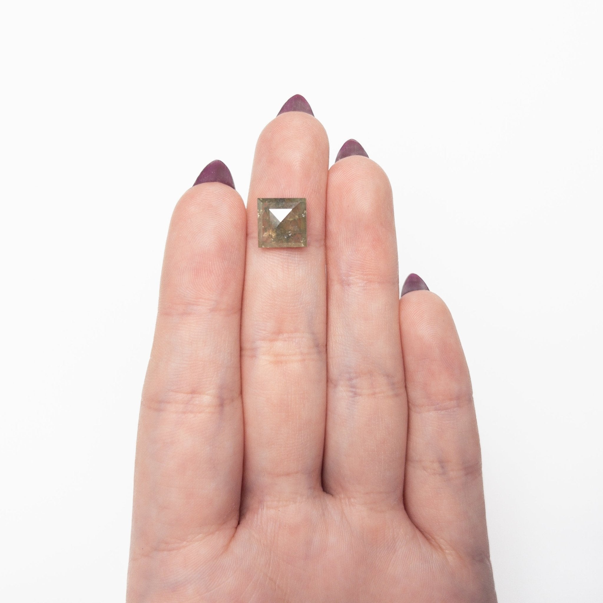 4.38ct 9.52x9.43x4.10mm Square Rosecut 19622-06 - MTD