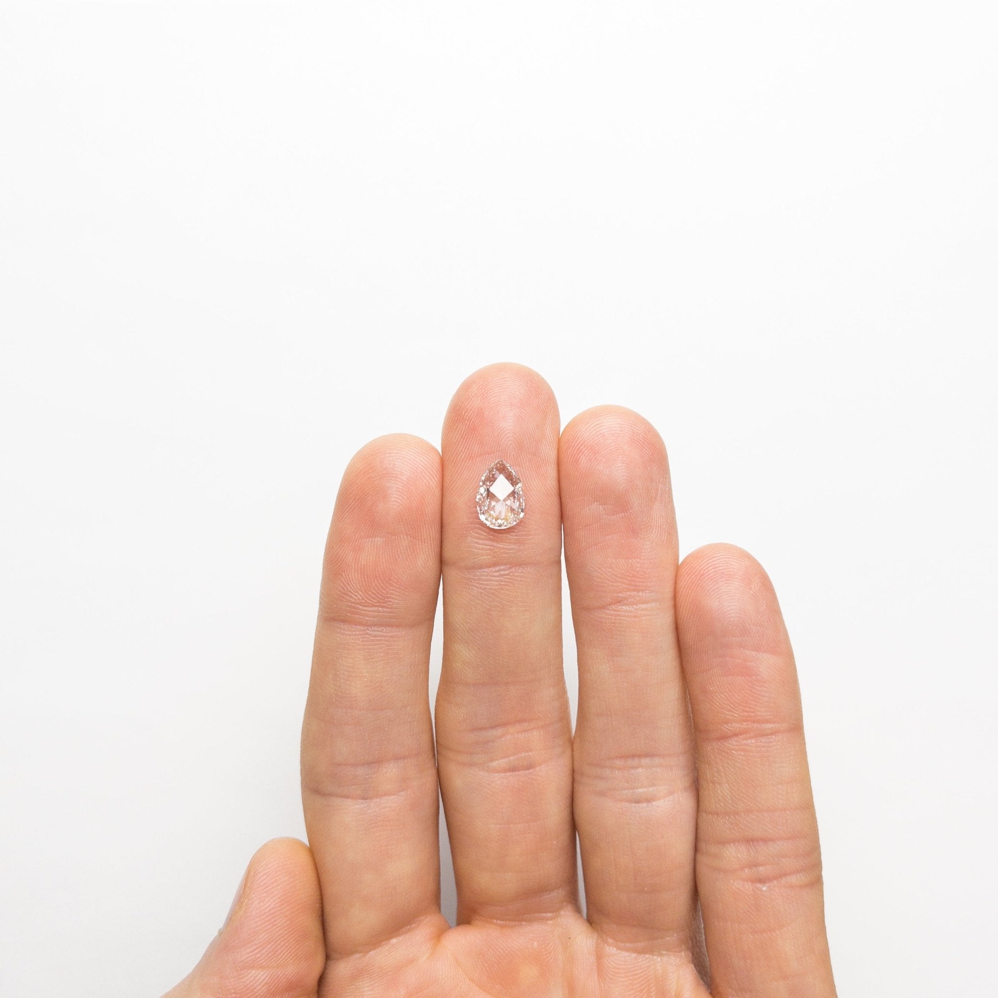 1.29ct 9.63x6.73x2.74mm SI1 G Pear Rosecut 19643 - 01 - MTD
