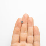 1.32ct 6.77x6.76x4.35mm I1 Fancy Grey Round Brilliant 19755 - 09 - MTD