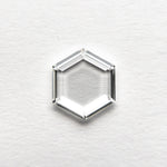 1.01ct 7.95x6.92x1.69mm VS2 G Hexagon Portrait Cut 19854 - 35 - MTD