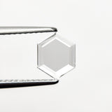 0.69ct 7.78x6.21x1.33mm VS2 G Hexagon Portrait Cut 19854 - 42 - MTD