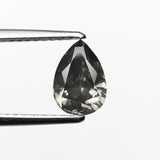 1.01ct 7.83x5.42x3.38mm Fancy Dark Grey Pear Brilliant 19913 - 01 - MTD