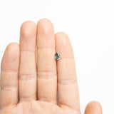 1.01ct 7.83x5.42x3.38mm Fancy Dark Grey Pear Brilliant 19913 - 01 - MTD