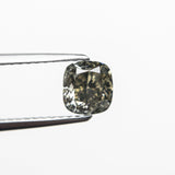 1.01ct 5.22x5.59x3.90mm Fancy Grey Cushion Brilliant 19913 - 02 - MTD
