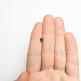 0.73ct 5.28x4.54x3.21mm SI2 Fancy Dark Grey Cushion Brilliant 19923 - 10 - MTD