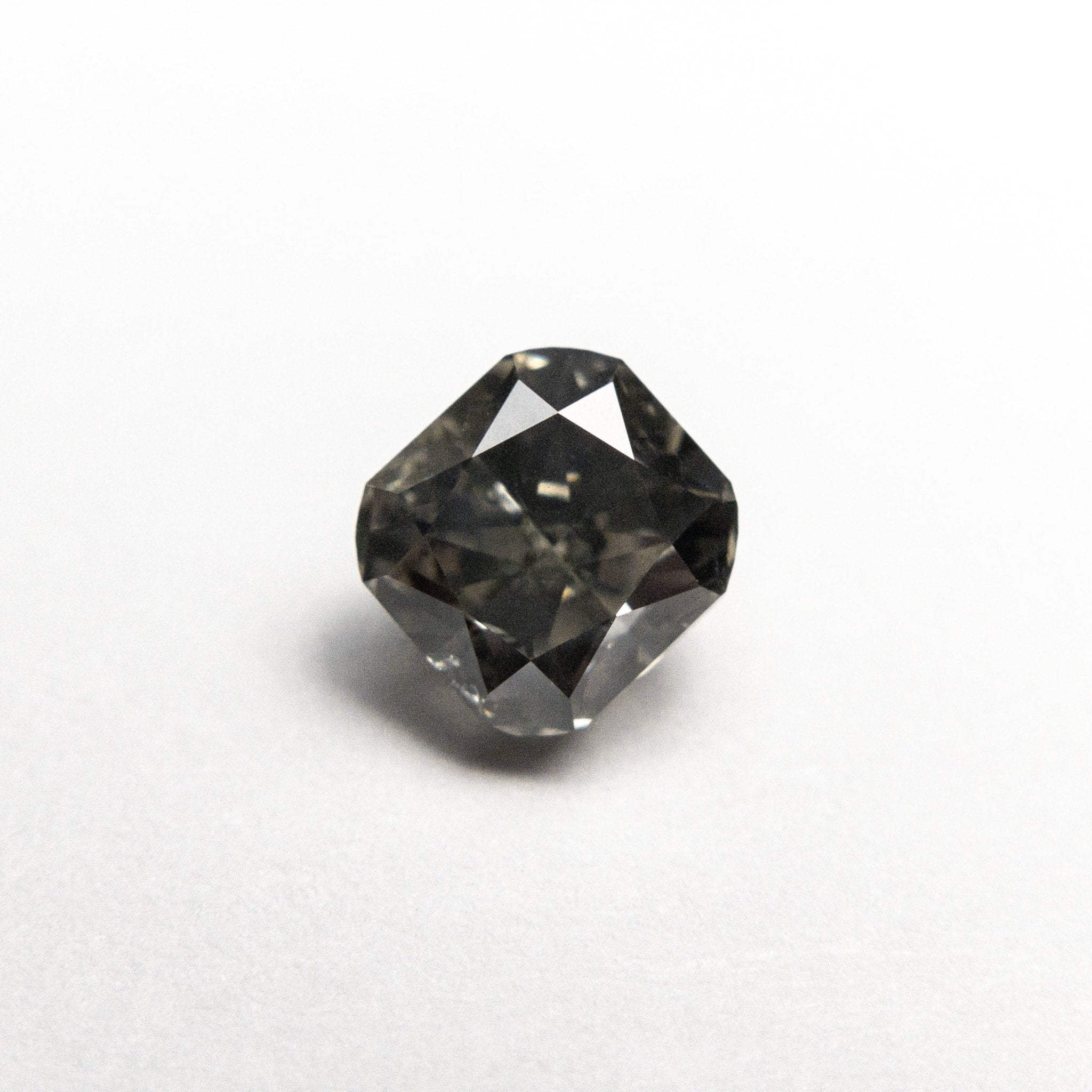 0.91ct 5.12x4.88x3.88mm SI2 Fancy Grey Cushion Brilliant 19923 - 20 - MTD