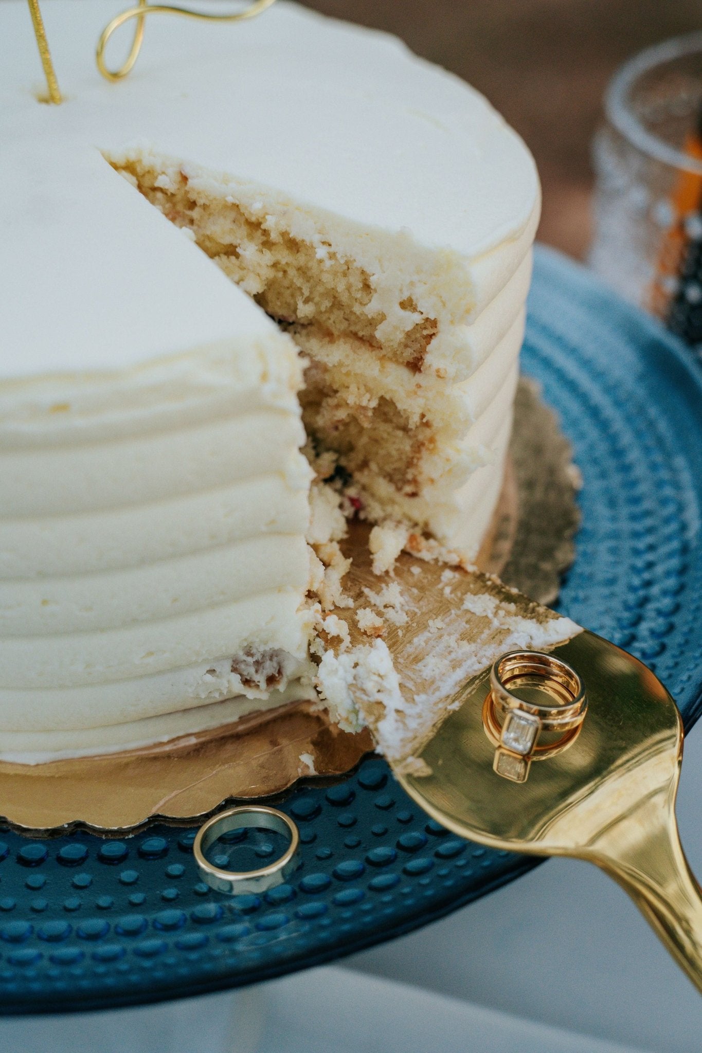 Sheba 2ct Emerald Cut Diamond Engagement Ring Bezel Setting on Wide Hammered Band - MTD