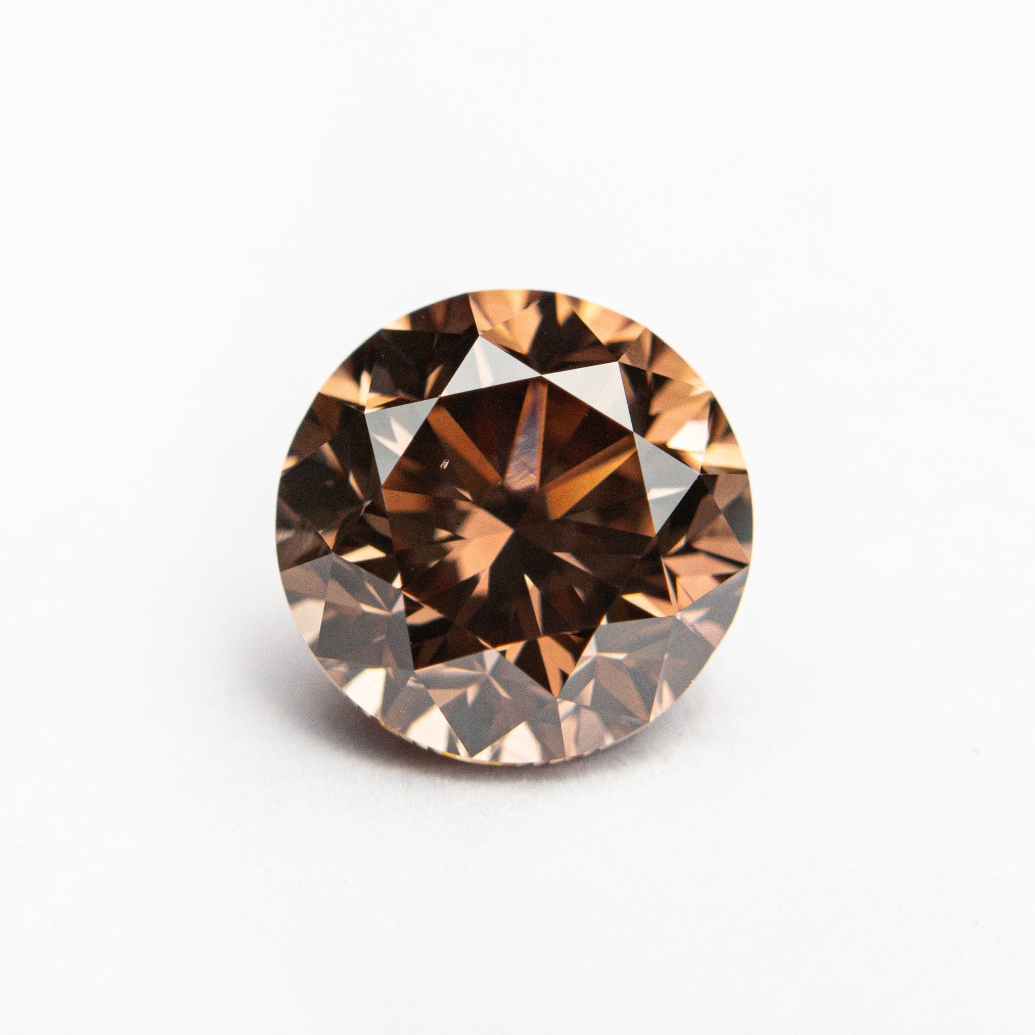 2.00ct 7.51x7.42x5.32mm GIA VS2 Fancy Deep Pink - Brown Round Brilliant 🇦🇺 24165 - 01 - MTD