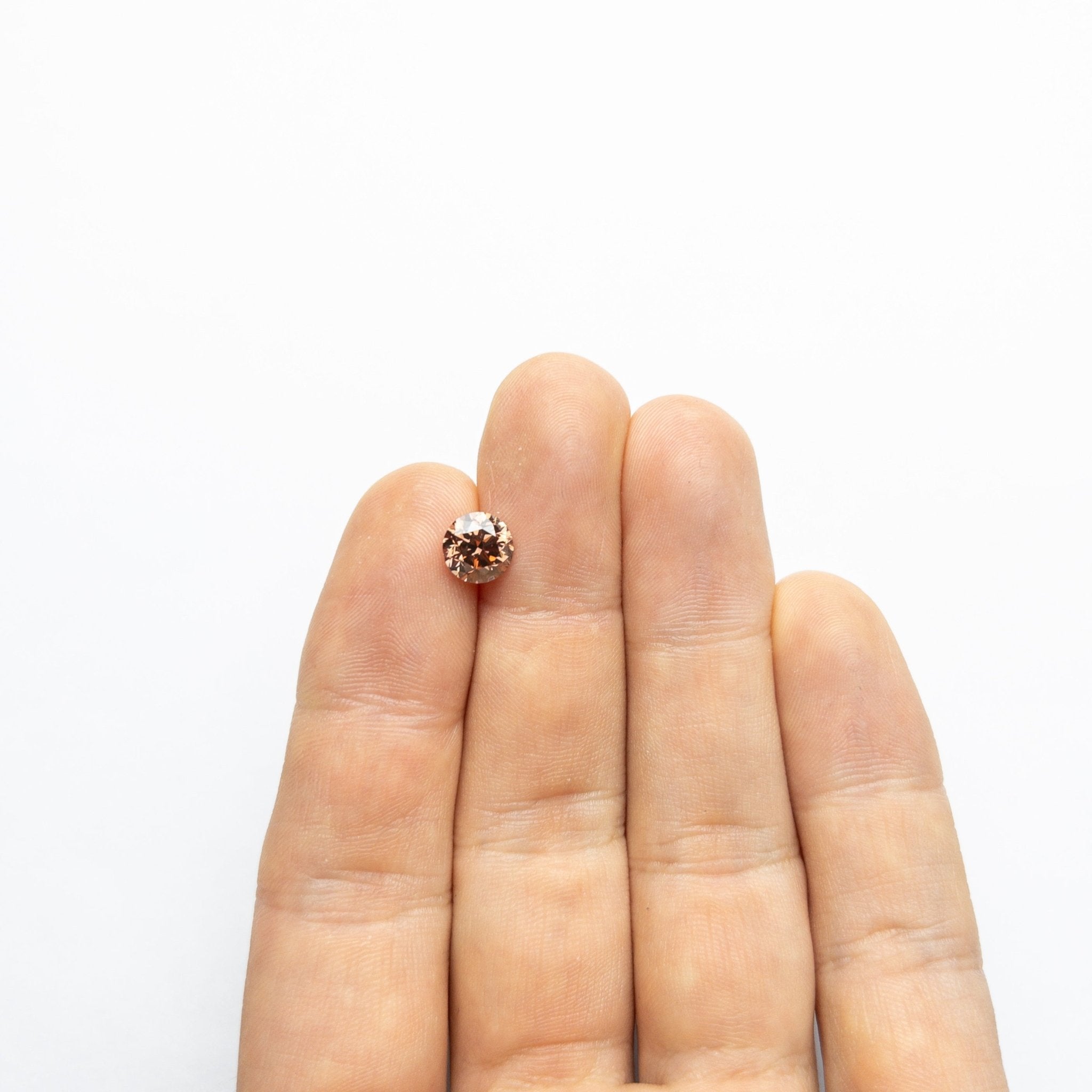 2.00ct 7.51x7.42x5.32mm GIA VS2 Fancy Deep Pink - Brown Round Brilliant 🇦🇺 24165 - 01 - MTD