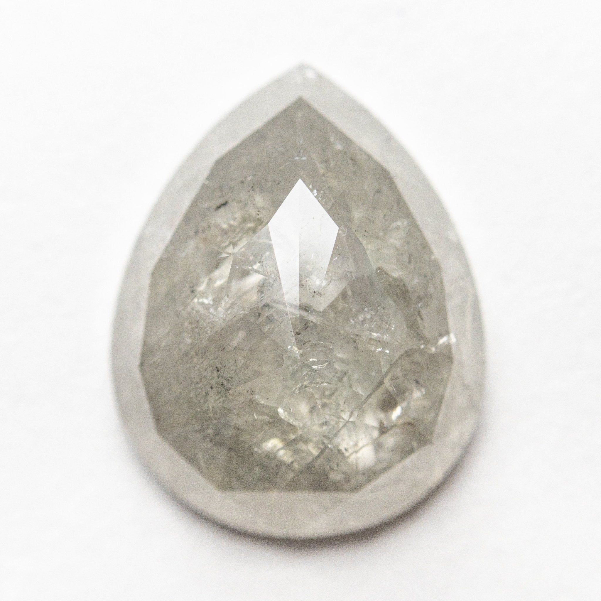 5.34ct 13.33x10.60x4.69mm Pear Rosecut 20001 - 06 - MTD