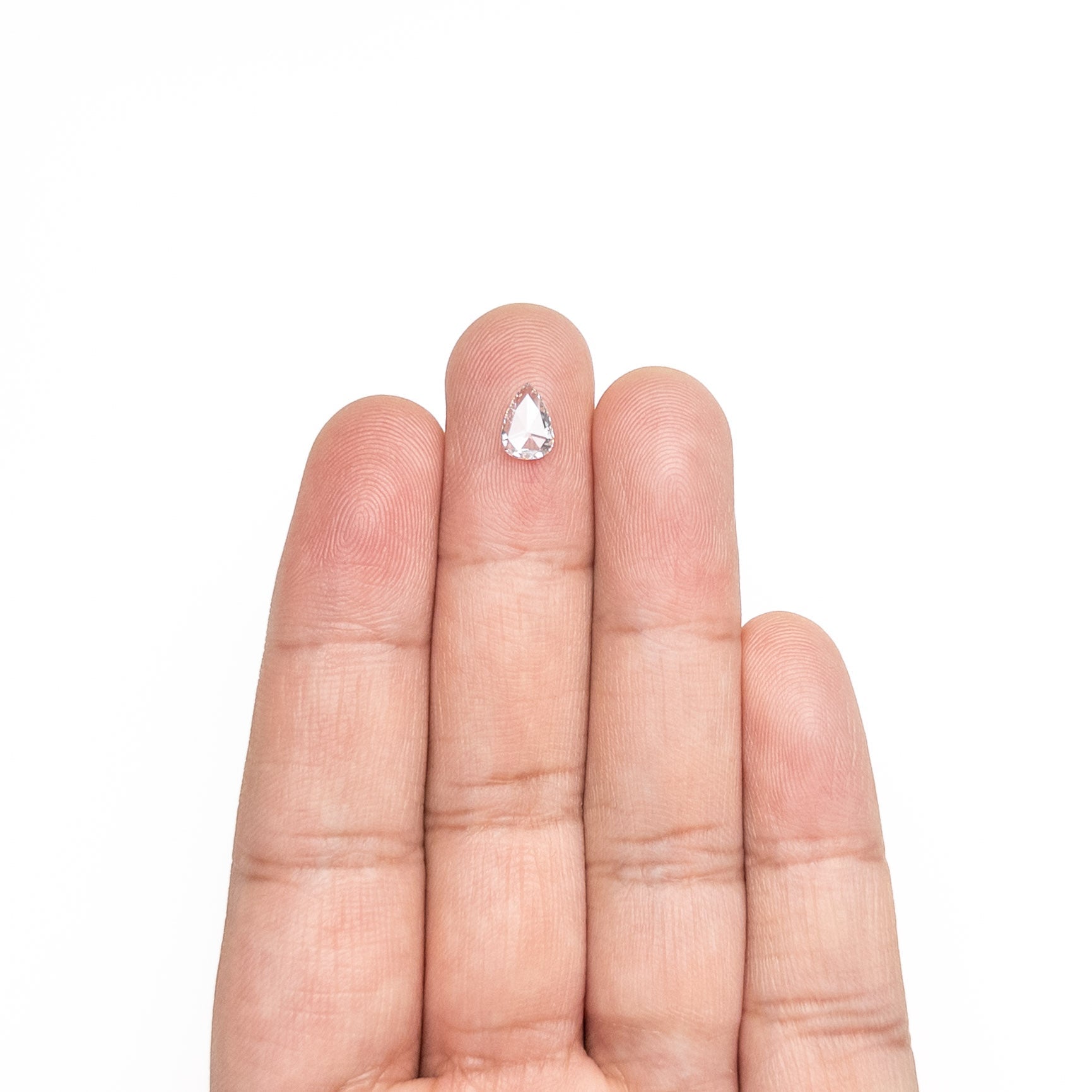 0.59ct 7.62x5.19x1.78mm SI2 G Pear Rosecut 20027-21 - MTD