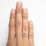 1.23ct 9.40x8.13x1.43mm Shield Portrait Cut Sapphire 20882 - 01 - MTD