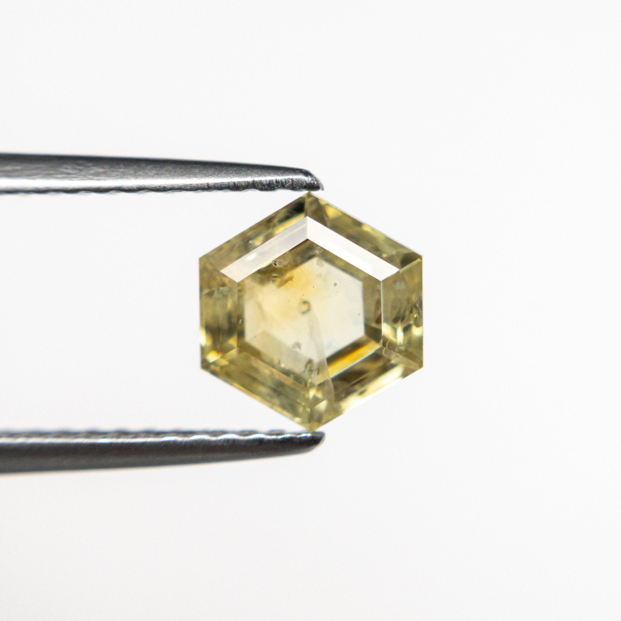 1.51ct 6.53x6.97x3.31 Hexagon Double Cut Sapphire 21592 - 09 - MTD