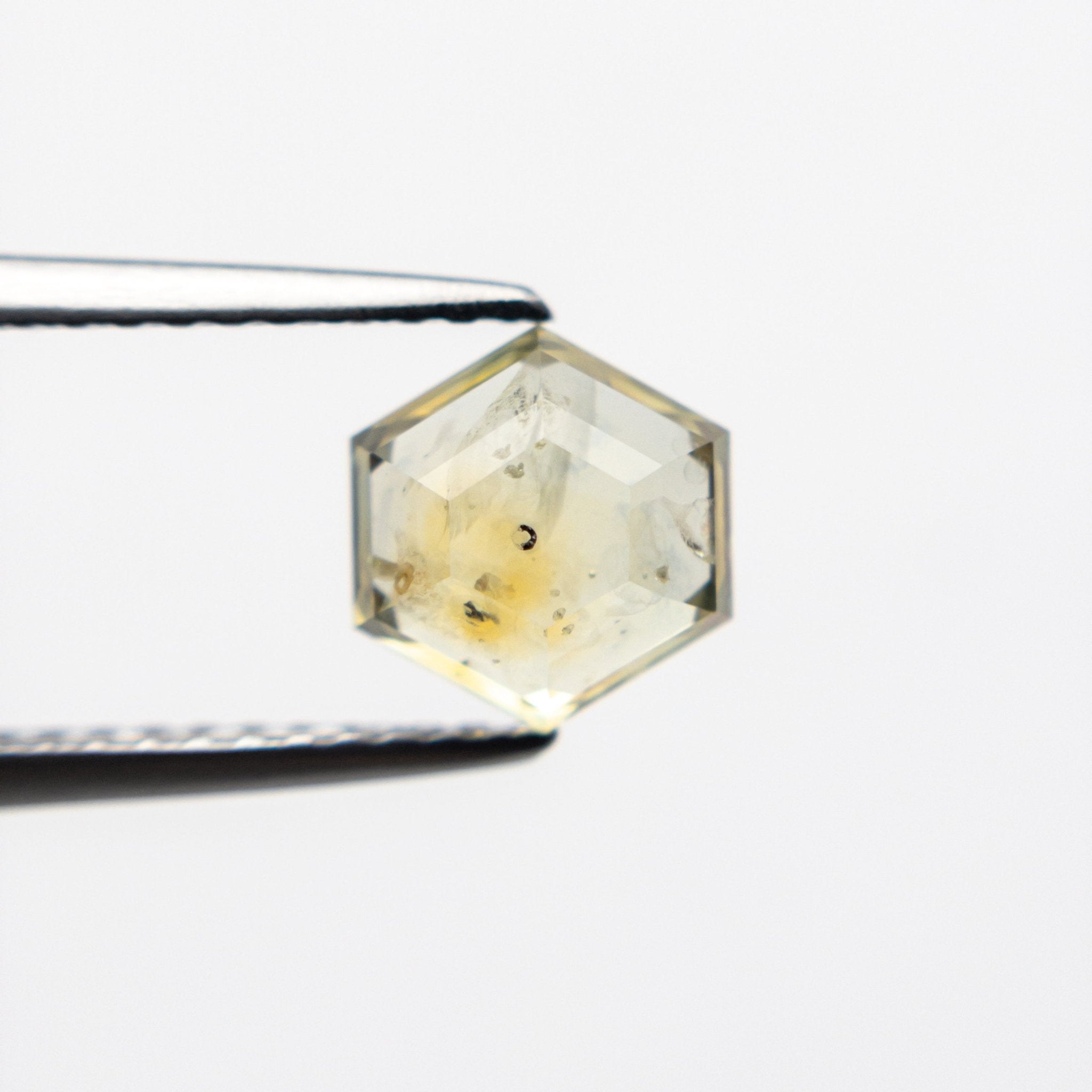 1.51ct 6.53x6.97x3.31 Hexagon Double Cut Sapphire 21592 - 09 - MTD