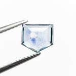 1.36ct 6.70x6.20x2.68mm Shield Rosecut Sapphire 21603 - 03 - MTD