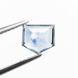 1.36ct 6.70x6.20x2.68mm Shield Rosecut Sapphire 21603 - 03 - MTD