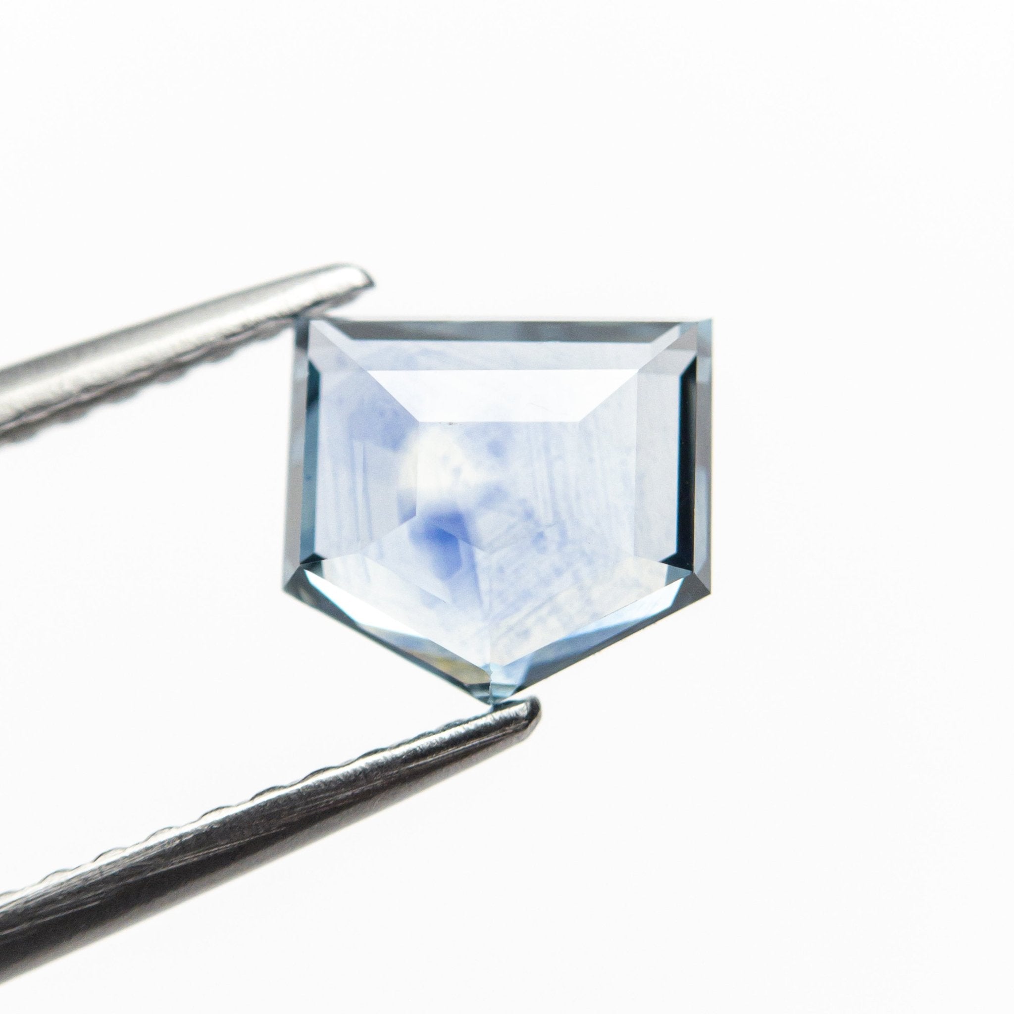 1.36ct 6.70x6.20x2.68mm Shield Rosecut Sapphire 21603 - 03 - MTD
