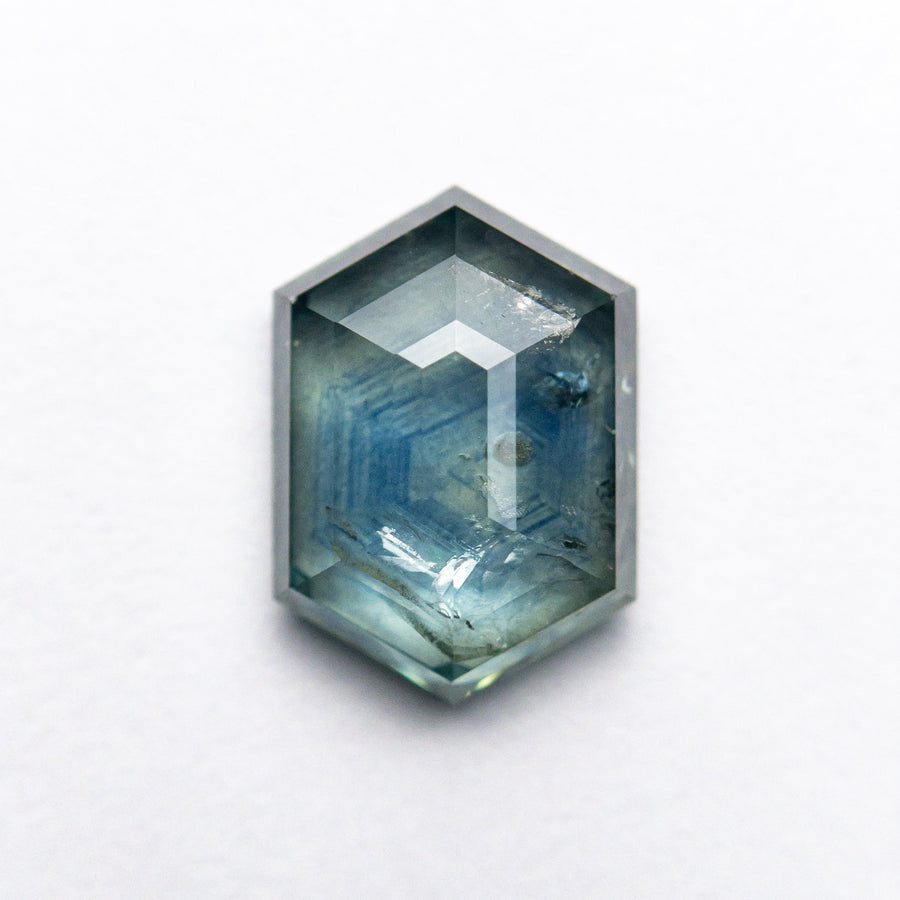 2.51ct 9.52x6.69x3.50mm Hexagon Rosecut Sapphire 21603-30