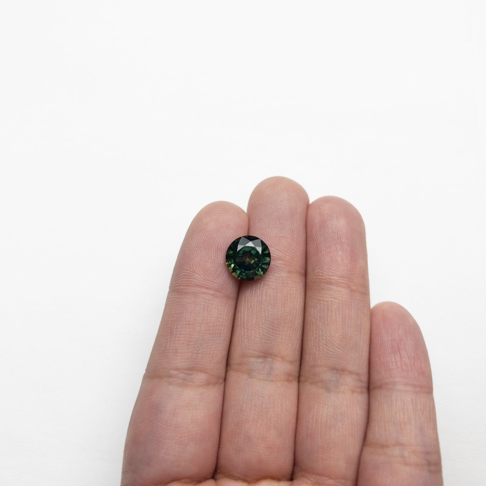 5.16ct 10.15x10.12x6.45mm Round Brilliant Sapphire 21608 - 01 - MTD