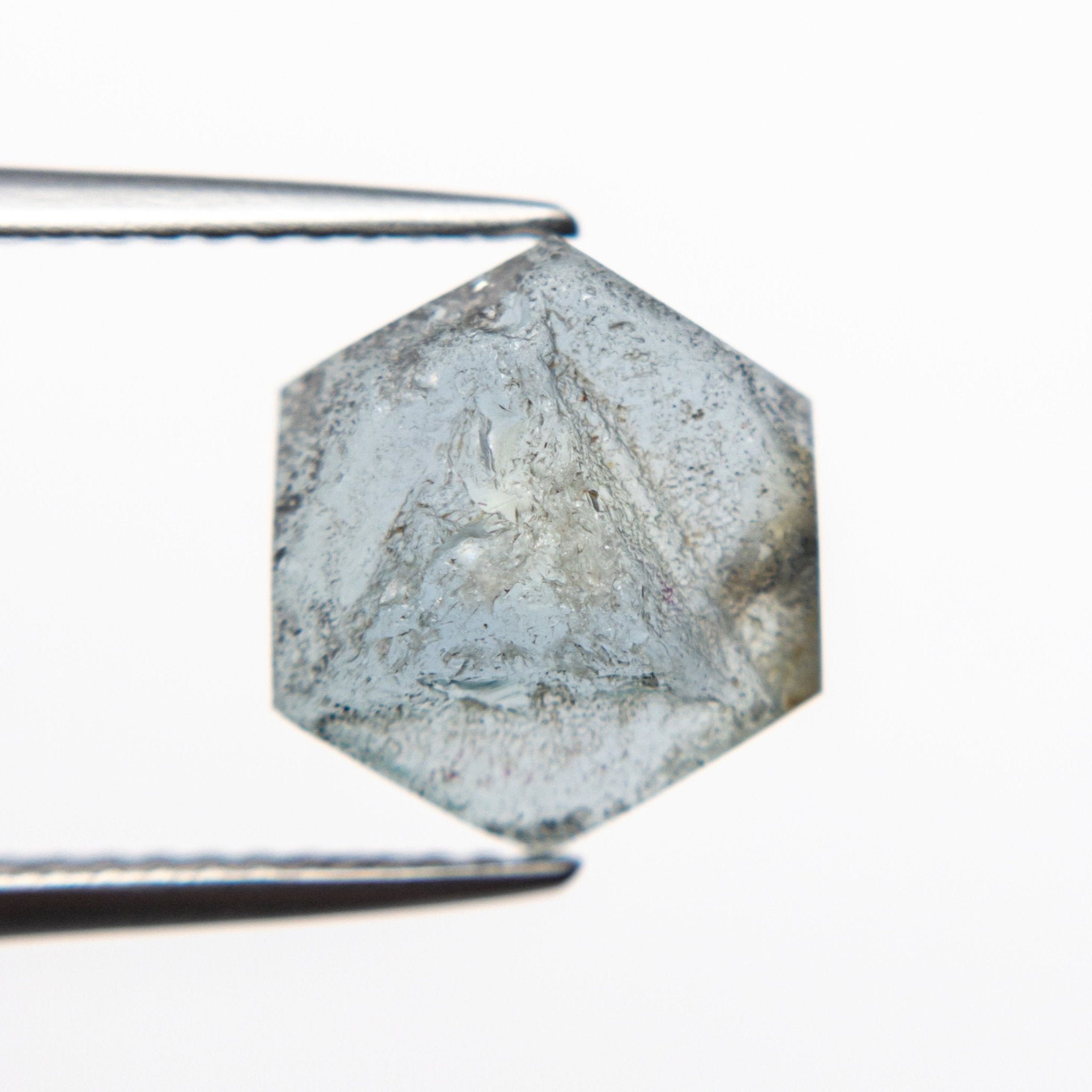 4.16ct 10.62x9.17x3.97mm Hexagon Slab Sapphire 22224-01 - MTD