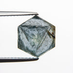 4.16ct 10.62x9.17x3.97mm Hexagon Slab Sapphire 22224-01 - MTD