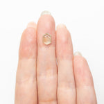 1.84ct 8.88x6.27x2.87mm Hexagon Portrait Cut Sapphire 22266 - 28 - MTD