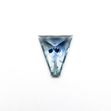0.81ct 6.98x6.15x2.65mm Shield Rosecut Sapphire 22266 - 33 - MTD