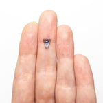 0.81ct 6.98x6.15x2.65mm Shield Rosecut Sapphire 22266 - 33 - MTD