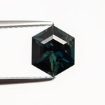 1.54ct 8.03x6.67x4.12mm Hexagon Step Cut Sapphire 22314 - 04 - MTD