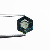 1.53ct 7.45x6.48x4.06mm Hexagon Step Cut Sapphire 22314 - 08 - MTD