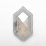 3.17ct 12.35x7.09x4.12mm Hexagon Rosecut 22367 - 01 - MTD