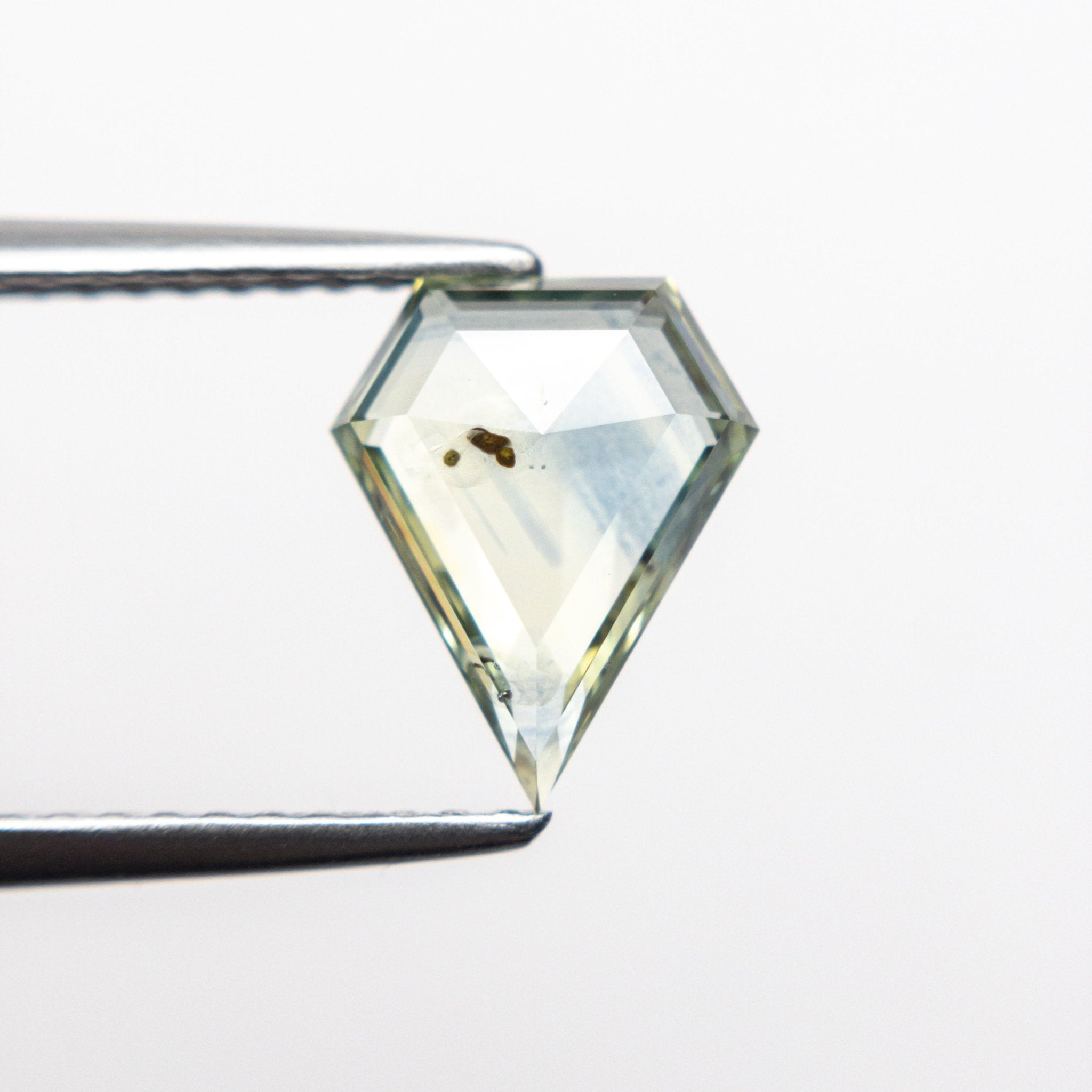 1.36ct 9.08x7.23x 2.51mm Shield Rosecut Sapphire 22434 - 08 - MTD