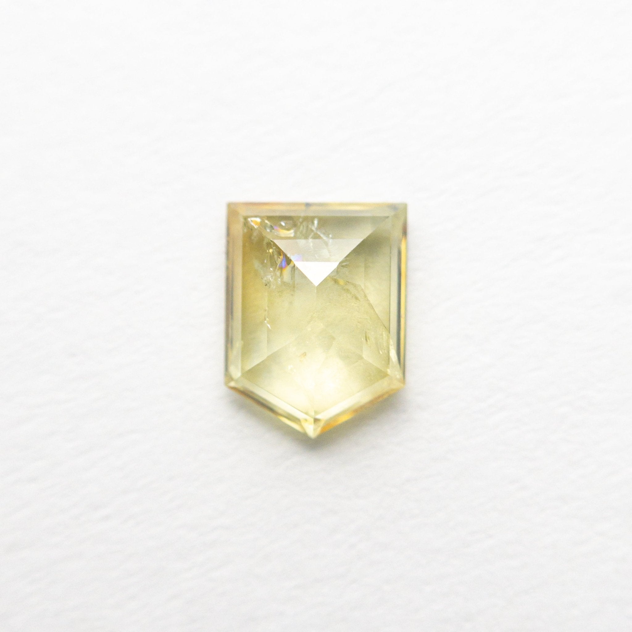 0.85ct 6.31x4.87x2.54mm Shield Rosecut Sapphire 22434 - 115 - MTD