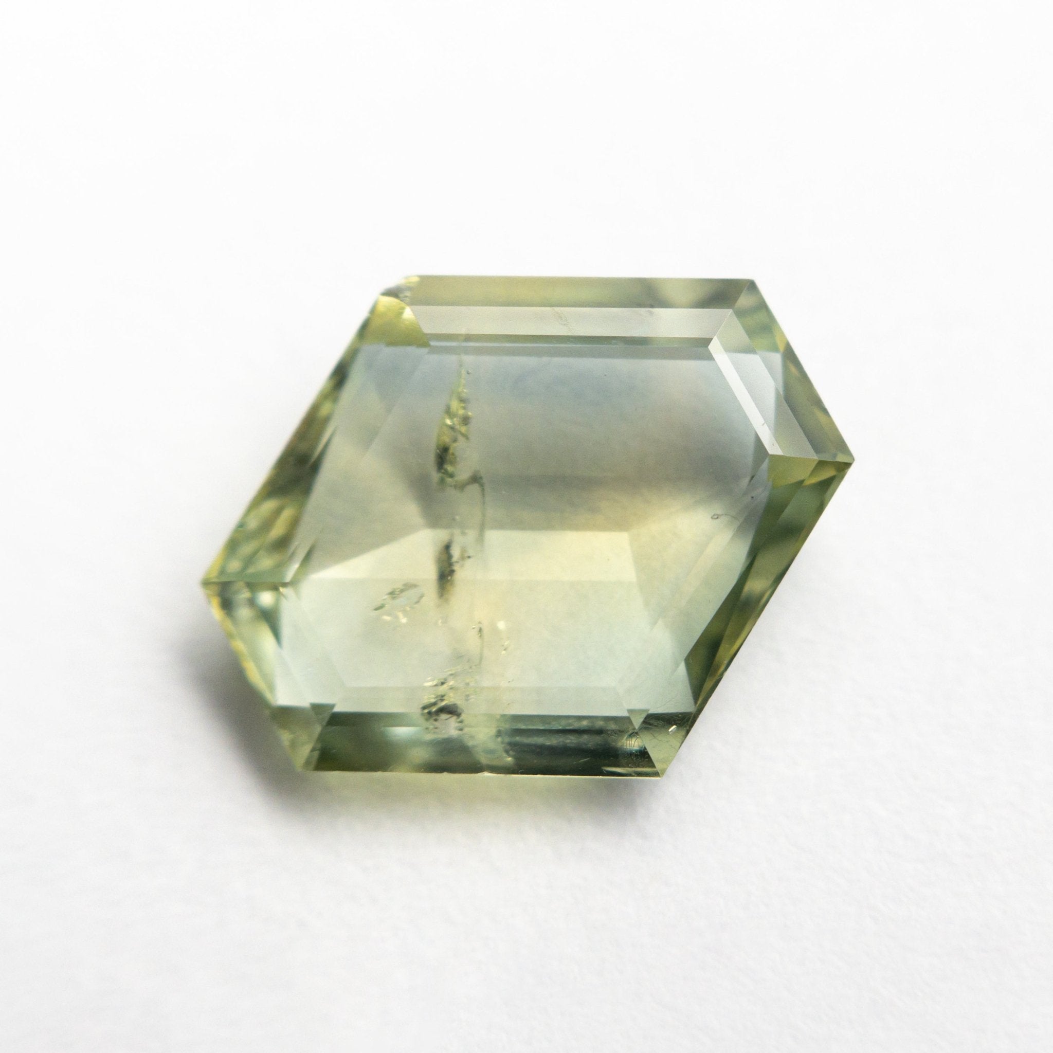 3.19ct 11.38x10.17x3.05mm Hexagon Step Cut Sapphire 22434 - 119 - MTD