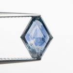 2.96ct 10.48x8.45x4.37mm Hexagon Double Cut Sapphire 22434 - 49 - MTD