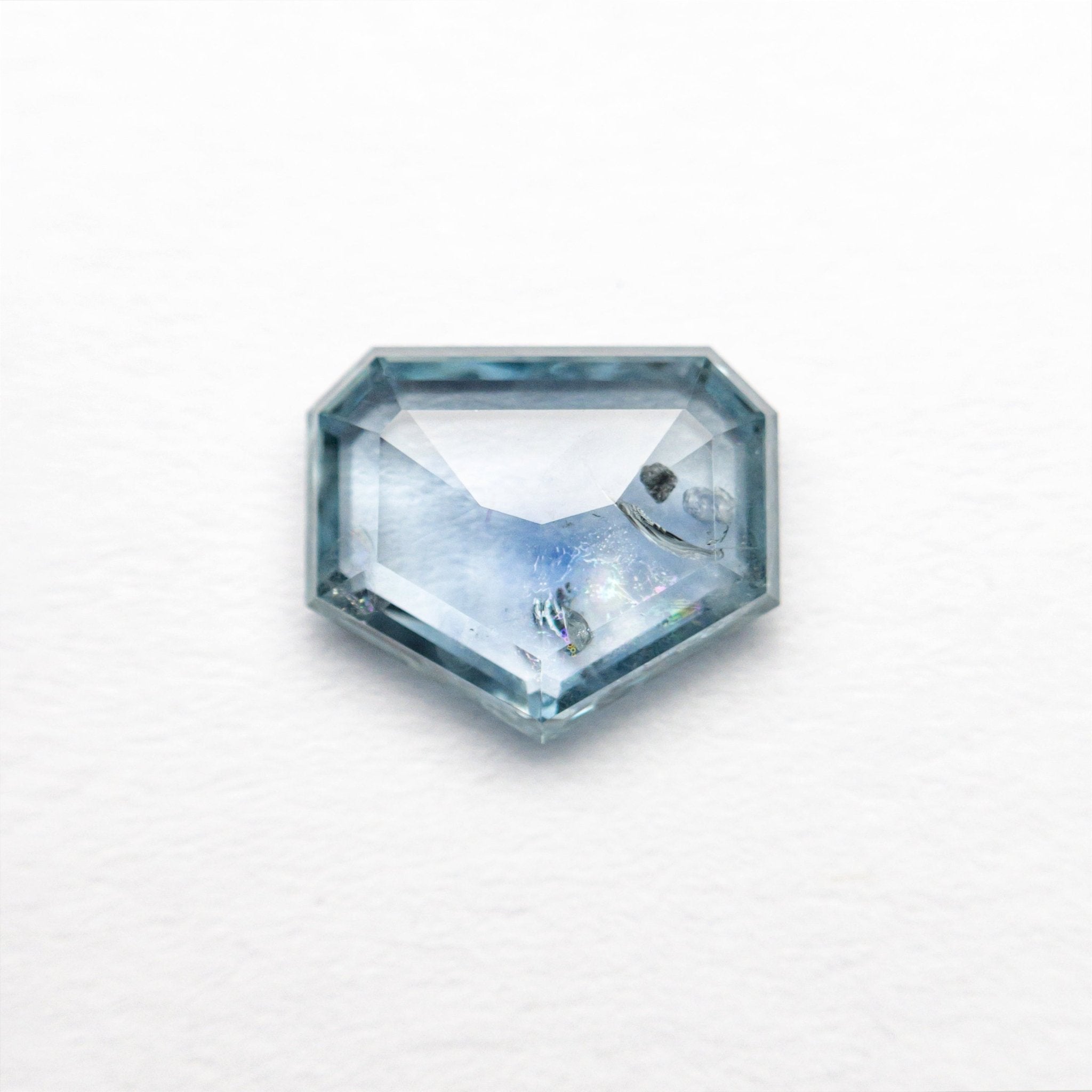 1.23ct 7.34x6.15x2.28mm Shield Rosecut Sapphire 22434 - 62 - MTD