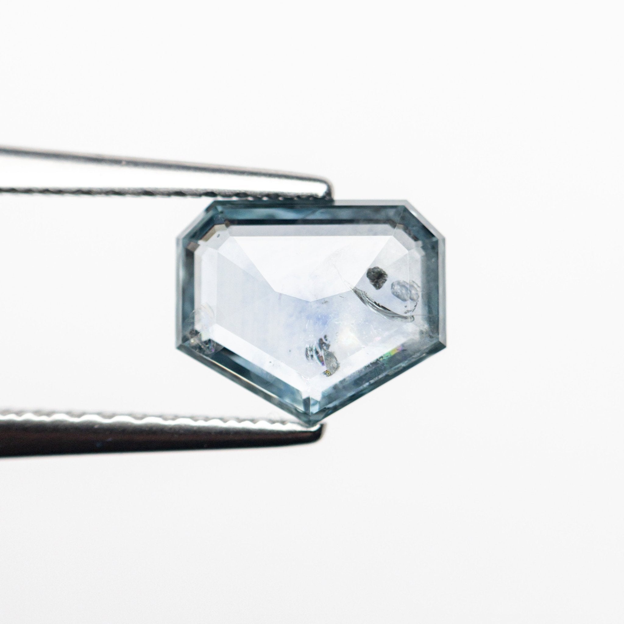 1.23ct 7.34x6.15x2.28mm Shield Rosecut Sapphire 22434 - 62 - MTD