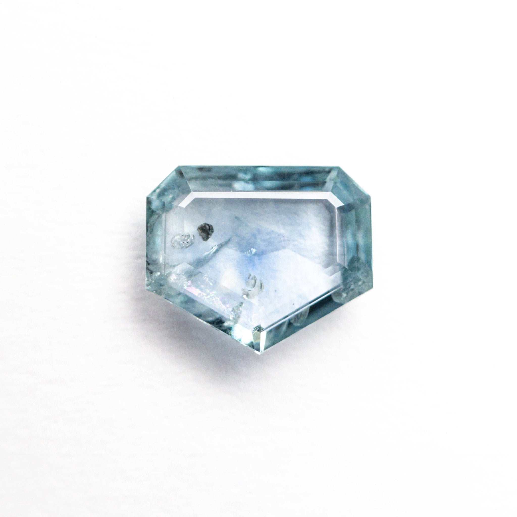 1.23ct 7.34x6.15x2.28mm Shield Rosecut Sapphire 22434 - 62 - MTD